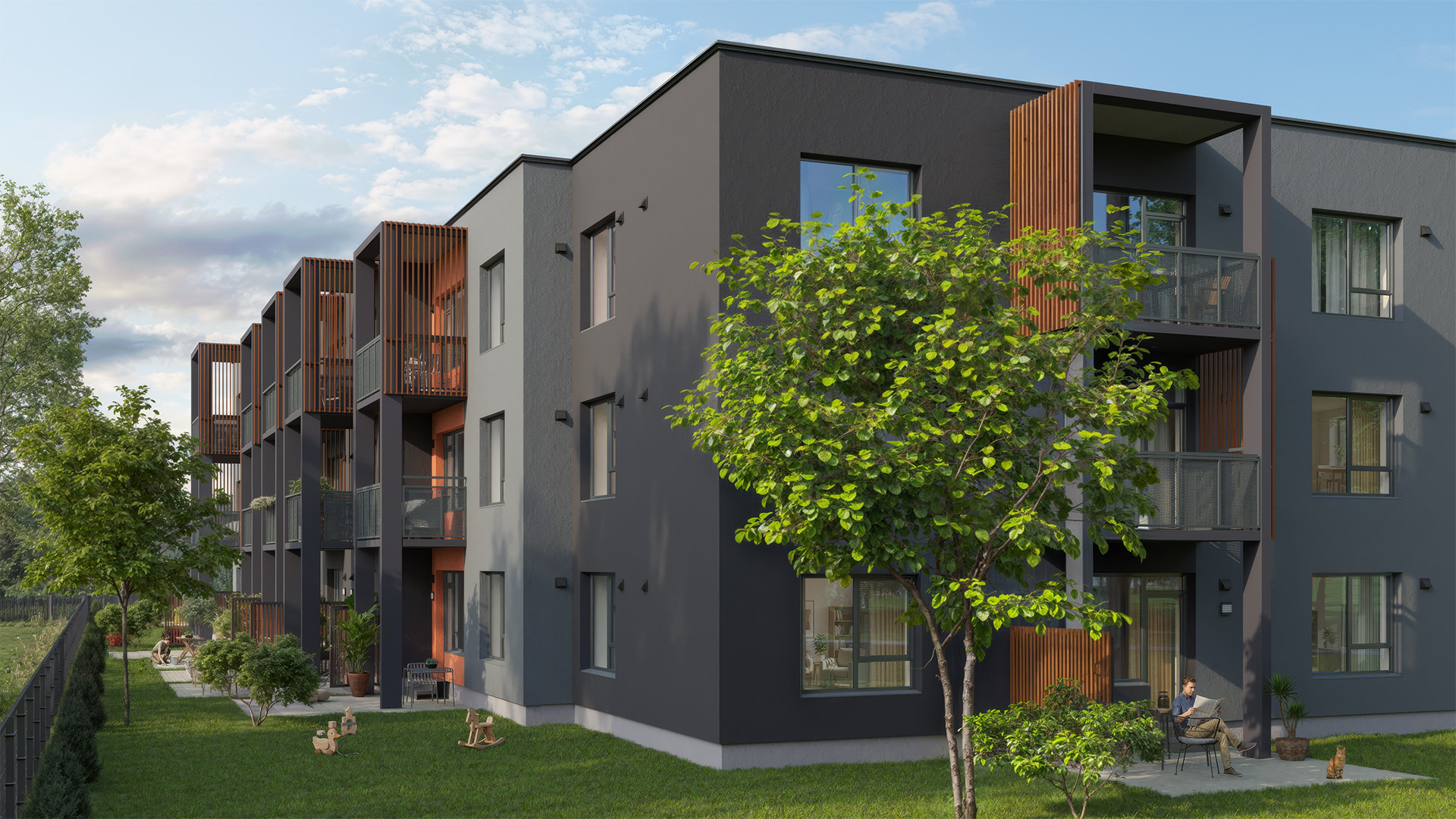 A new A+ energy efficiency residential building in Rīga