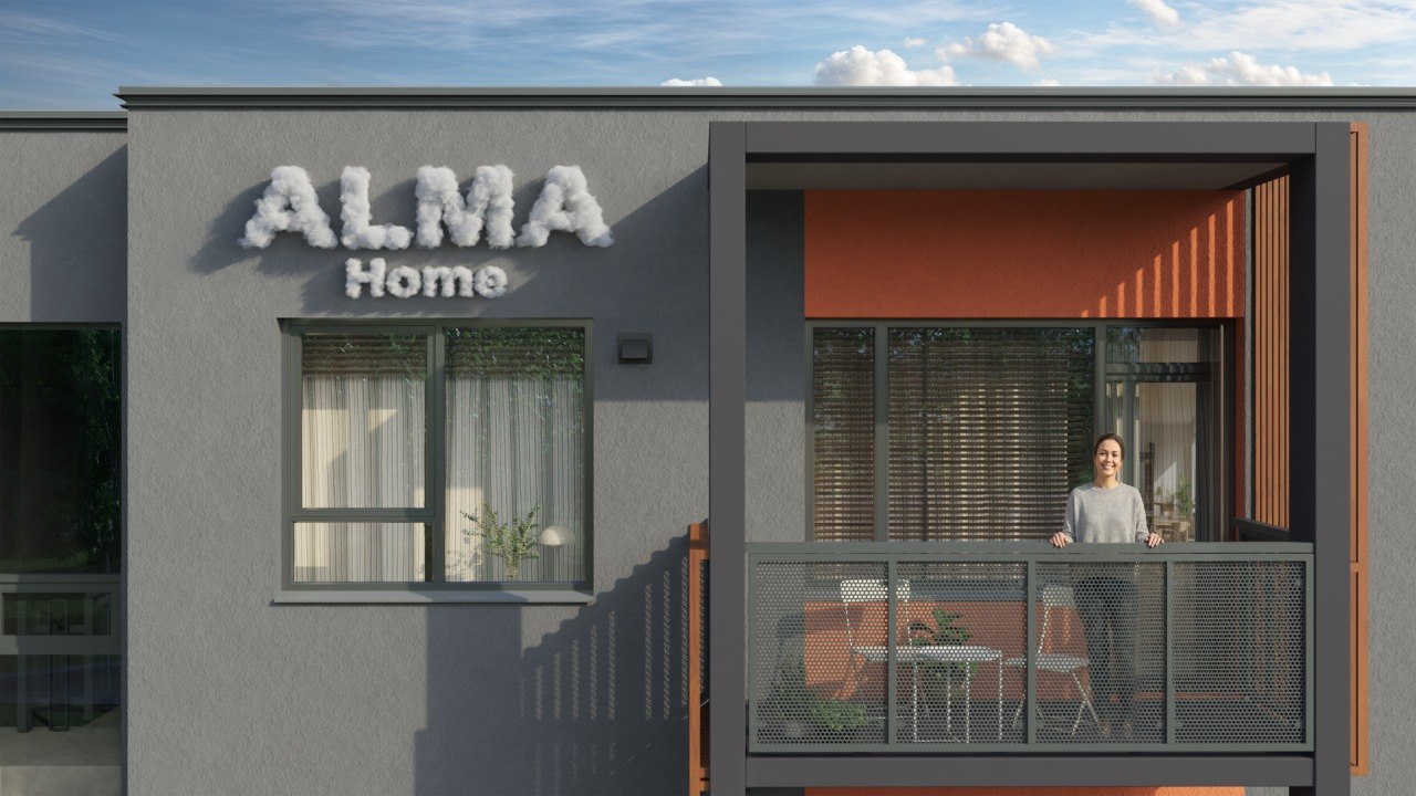 ALMA HOME logo un balkons